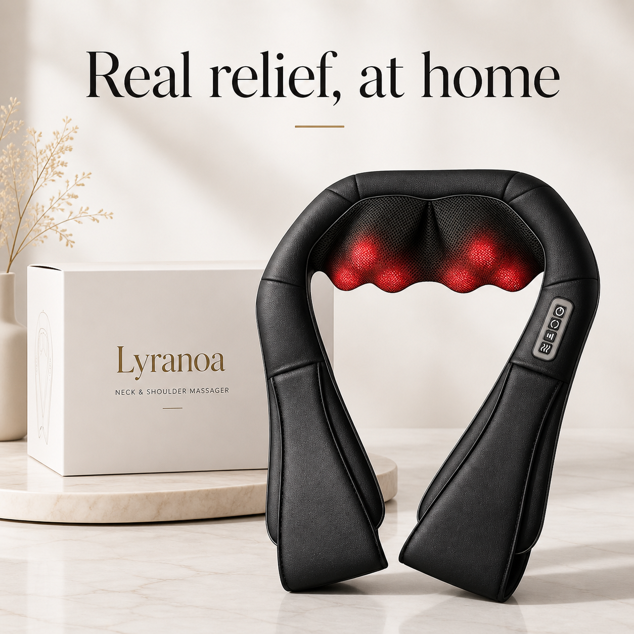 Lyranoa Heating Massager for Neck and Shoulder