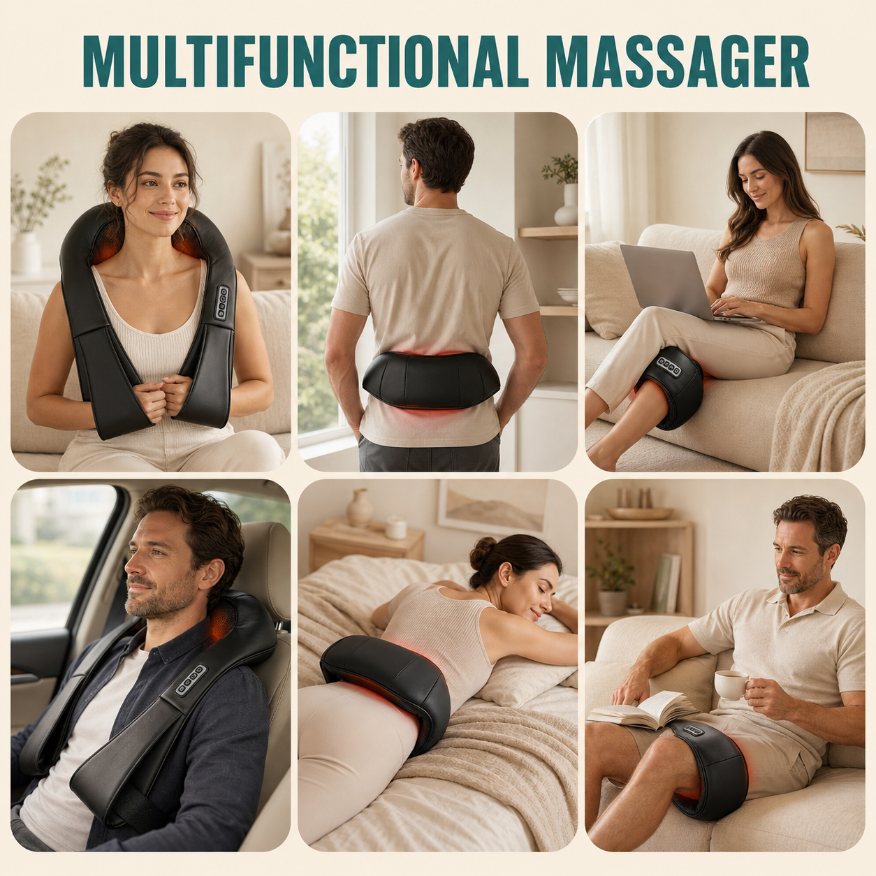 Lyranoa Heating Massager for Neck and Shoulder
