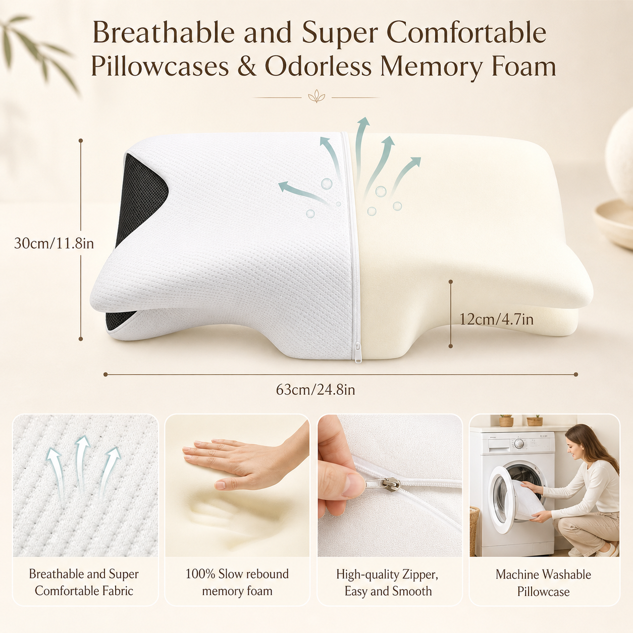 Lyranoa Contour Sleep Pillow